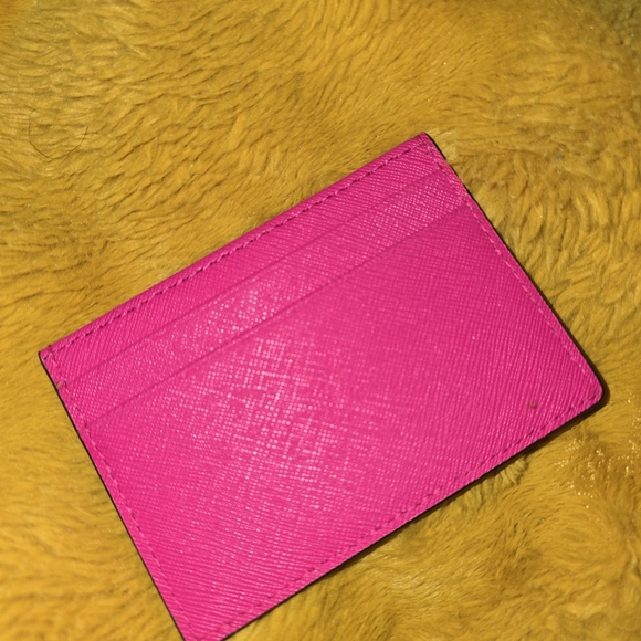 Euc Kate Spade Pink Cardholder - Picture 2 of 2